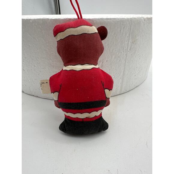 Vtg 1990 Sugar Bear vintage Christmas ornament Stuffed Y2K 90s kid Cereal - Picture 6 of 6